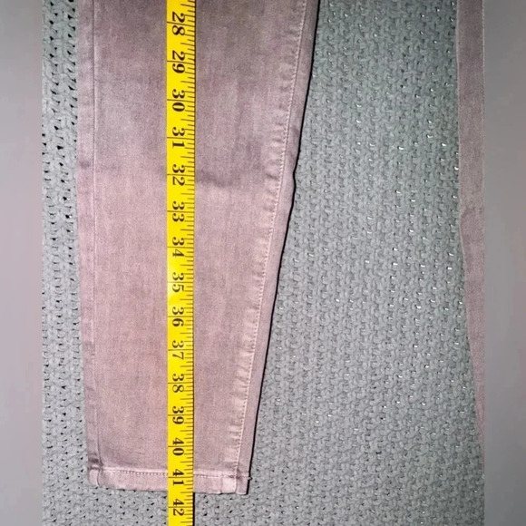 KanCan Womens 30 Skinny Jeans Solid Light Pink High Rise pink rose Colored Denim - Picture 4 of 8